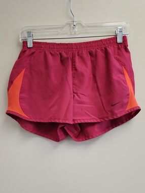 Nike Tempo Running Shorts Pink Orange Athletic Women's Small